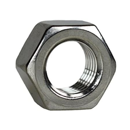 Hex Nut, 1/2-13, Stainless Steel, Not Graded, 25 PK